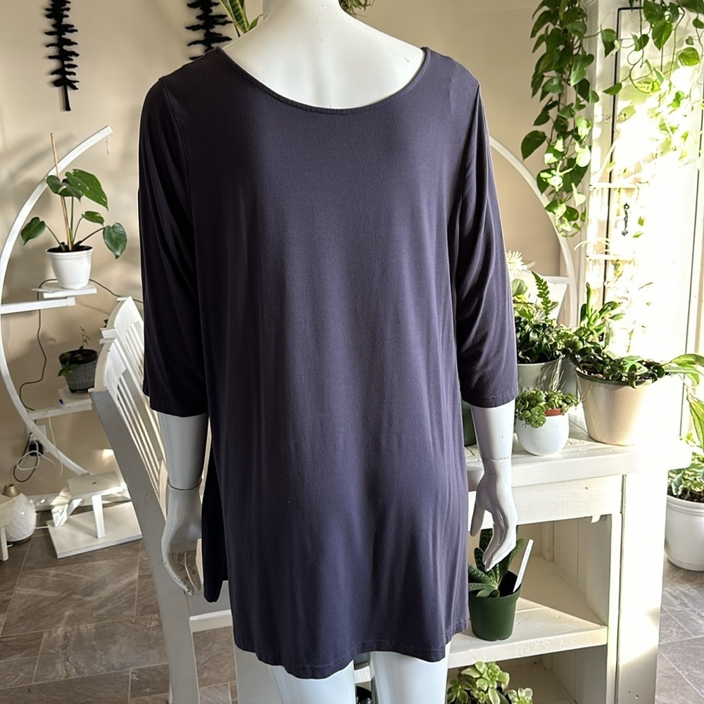 Body peace Byron Bay Australia 92% bamboo 6%elastane XXL tunic top - Picture 3 of 10